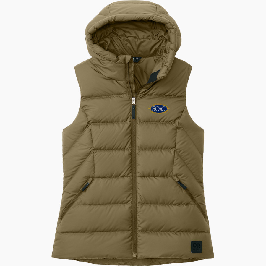 Southern Collegiate Athletic Conference Outdoor Research Women's Coldsnap Hooded Down Vest