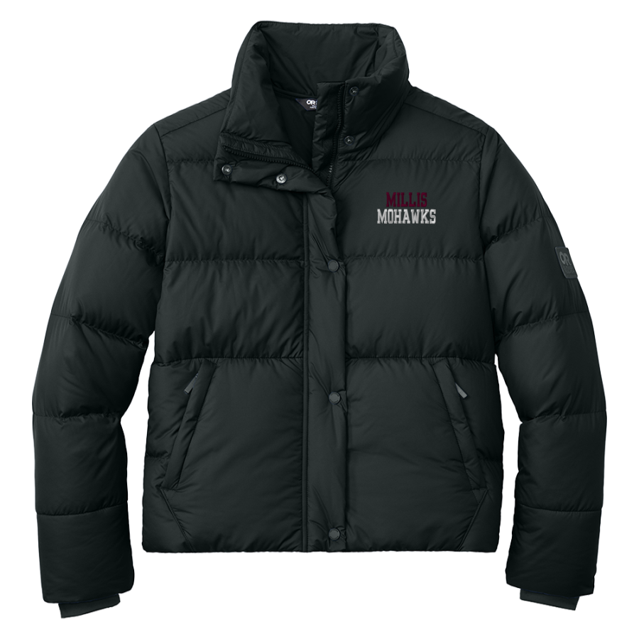 MILLIS HIGH SCHOOL MOHAWKS <span class="pdp-name-mascot">MILLIS MOHAWKS</span> Outdoor Research Women's Coldsnap Down Jacket