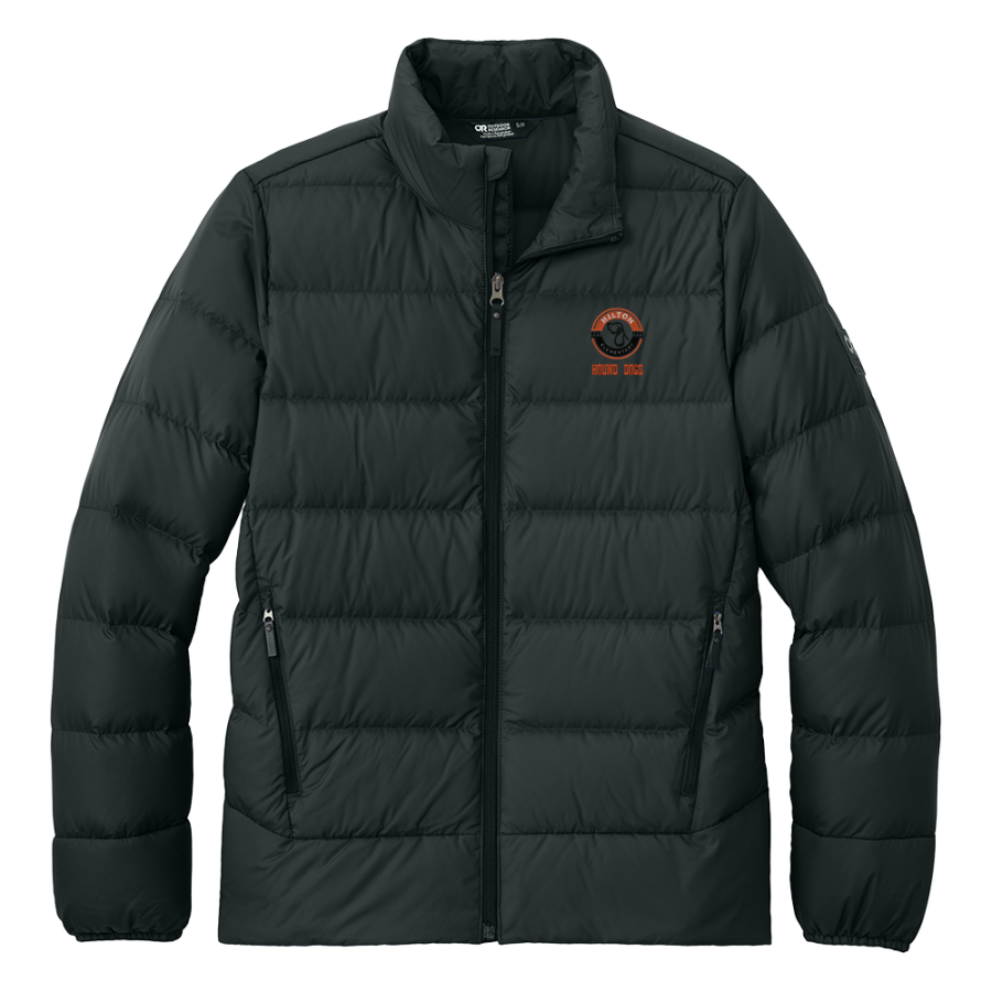 Hilton Elementary School hound dog <span class="pdp-name-mascot">Hilton Elementary Bulldogs</span> Outdoor Research Men's Coldsnap Down Jacket