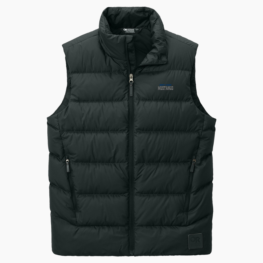 MERRITT ACADEMY HIGH SCHOOL MUSTANGS Outdoor Research Men's Coldsnap Down Vest