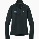 Northwest University Eagles Online Store Outdoor Research Women's Tech Grid 1/4-Zip Fleece Front Thumbnail