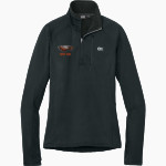 California School For the Deaf Eagles Outdoor Research Women's Tech Grid 1/4-Zip Fleece Front Thumbnail
