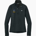 William L Callahan Broncos Outdoor Research Women's Tech Grid 1/4-Zip Fleece Front Thumbnail