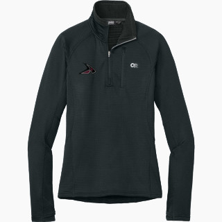 Outdoor Research Women's Tech Grid 1/4-Zip Fleece