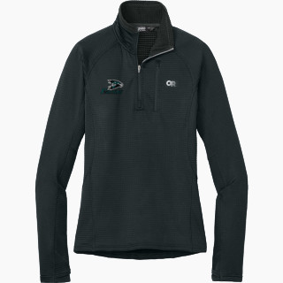 Outdoor Research Women's Tech Grid 1/4-Zip Fleece