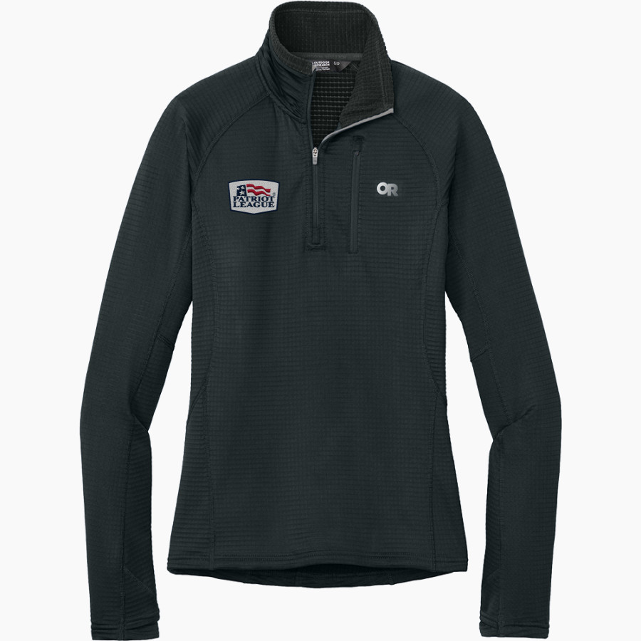 Patriot League Patriot League <span class="pdp-name-mascot">Patriot League</span> Outdoor Research Women's Tech Grid 1/4-Zip Fleece
