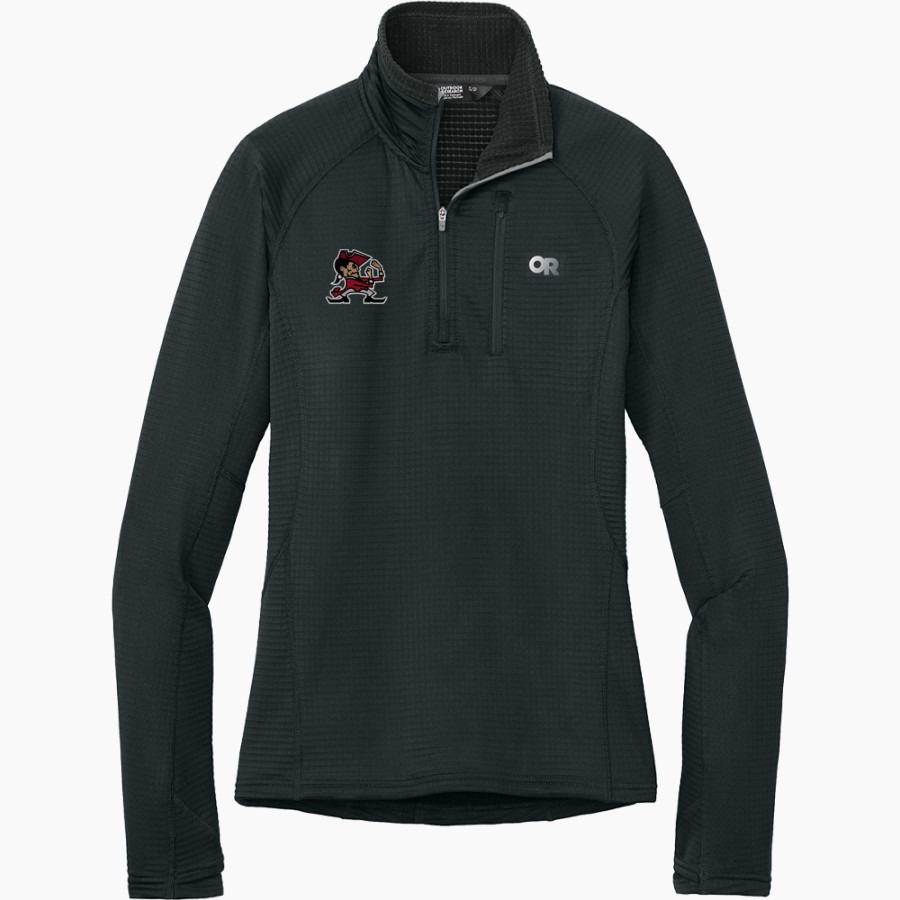 Pulaski Red Raiders <span class="pdp-name-mascot">Pulaski Red Reaiders</span> Outdoor Research Women's Tech Grid 1/4-Zip Fleece