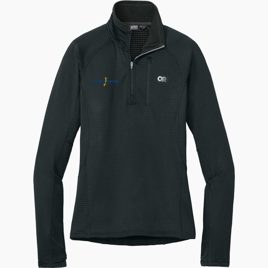St Katharine Drexel Outdoor Research Women's Tech Grid 1/4-Zip Fleece