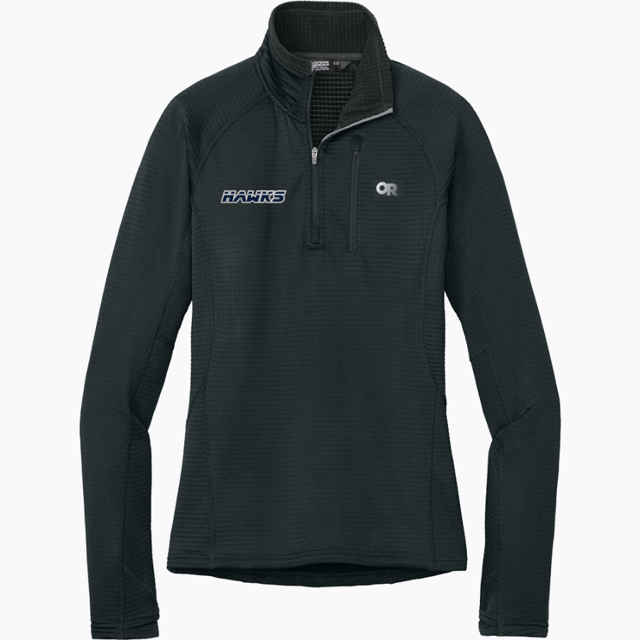 Headwaters Hawks <span class="pdp-name-mascot">Headwaters School Hawks</span> Outdoor Research Women's Tech Grid 1/4-Zip Fleece