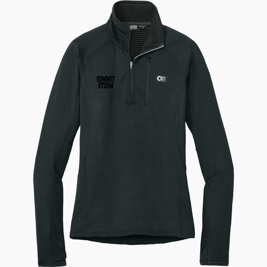 Summit High School Storm <span class="pdp-name-mascot">Summit High School Storm</span> Outdoor Research Women's Tech Grid 1/4-Zip Fleece