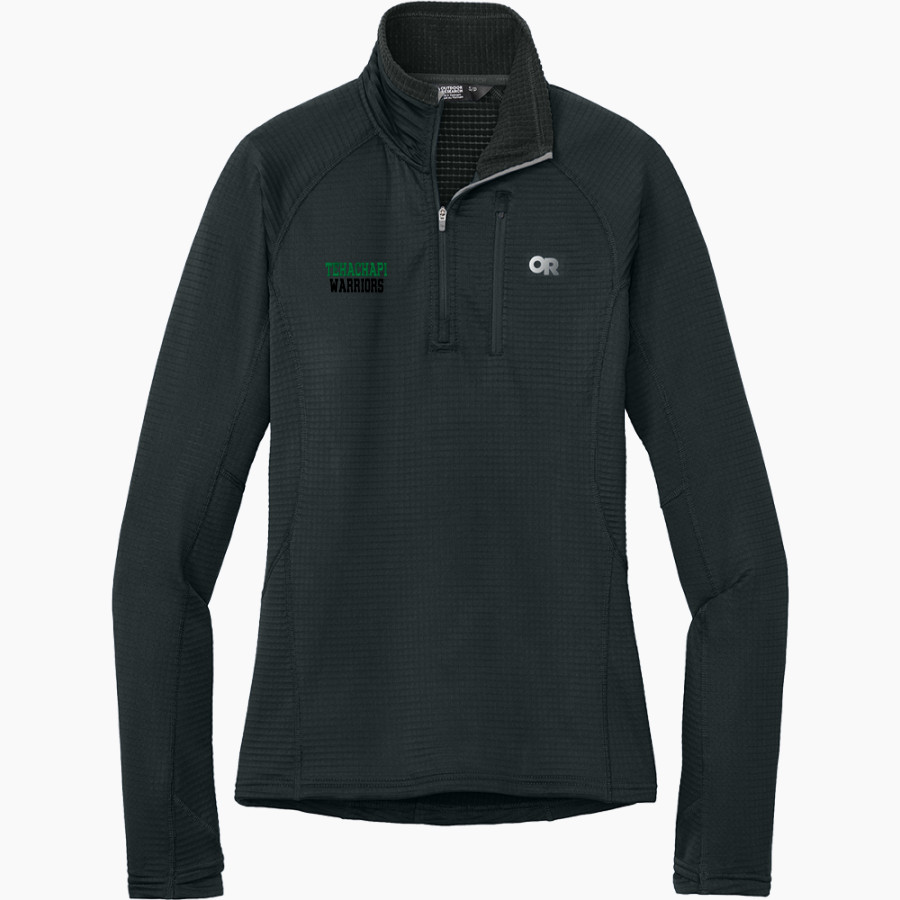 TEHACHAPI HIGH SCHOOL WARRIORS <span class="pdp-name-mascot">TEHACHAPI WARRIORS</span> Outdoor Research Women's Tech Grid 1/4-Zip Fleece