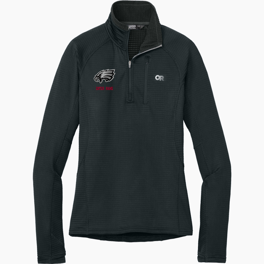 LEAKEY HIGH SCHOOL EAGLES Outdoor Research Women's Tech Grid 1/4-Zip Fleece