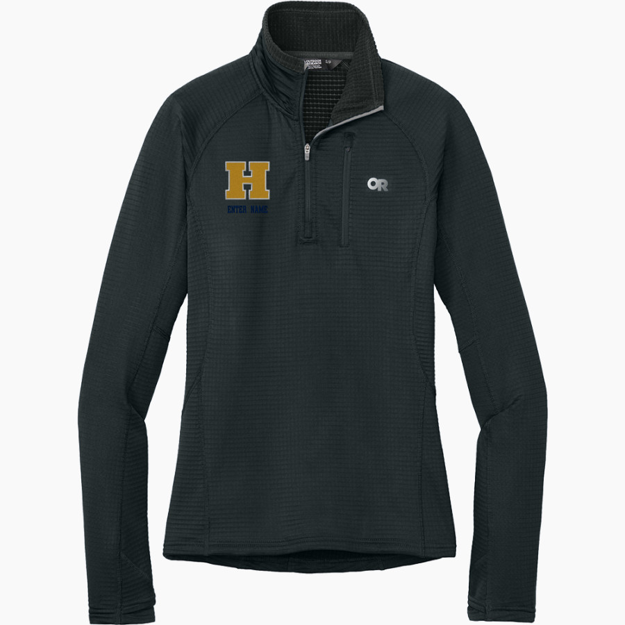 HARTLAND HIGH SCHOOL EAGLES Outdoor Research Women's Tech Grid 1/4-Zip Fleece