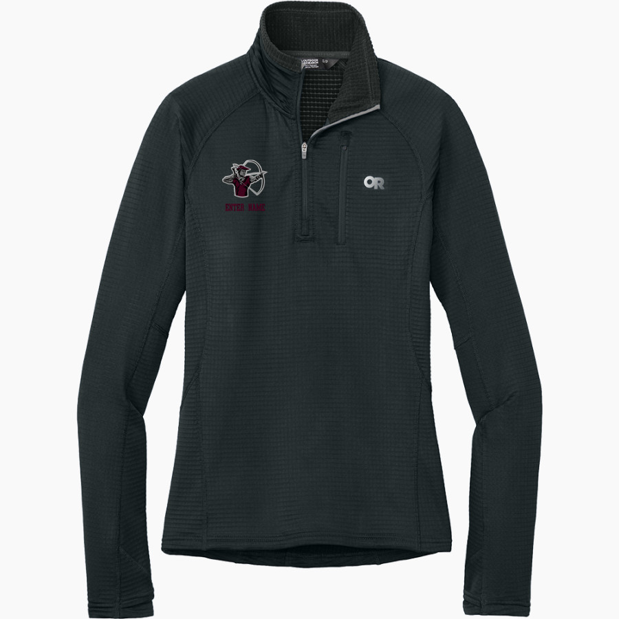 CAMERON YOE HIGH SCHOOL YOEMEN <span class="pdp-name-mascot">CAMERON - YOE YOEMEN</span> Outdoor Research Women's Tech Grid 1/4-Zip Fleece