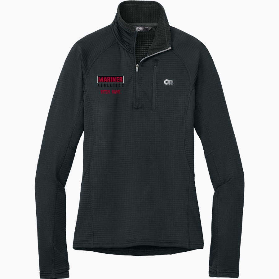 NARRAGANSETT HIGH SCHOOL MARINERS <span class="pdp-name-mascot">NARRAGANSETT MARINERS</span> Outdoor Research Women's Tech Grid 1/4-Zip Fleece