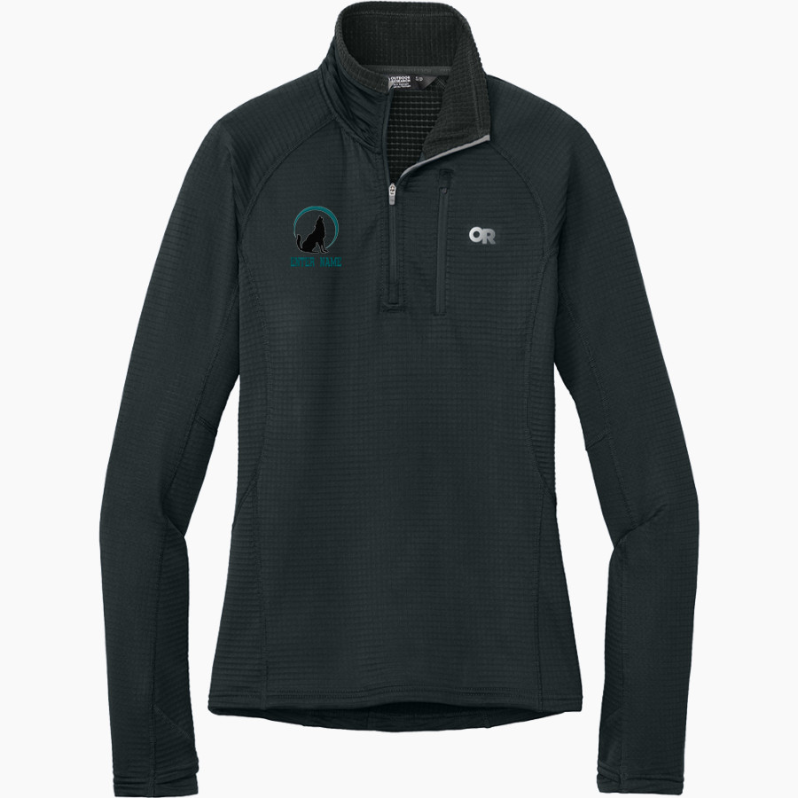 Canyon Creek Coyotes <span class="pdp-name-mascot">Canyon Creek Elementary</span> Outdoor Research Women's Tech Grid 1/4-Zip Fleece