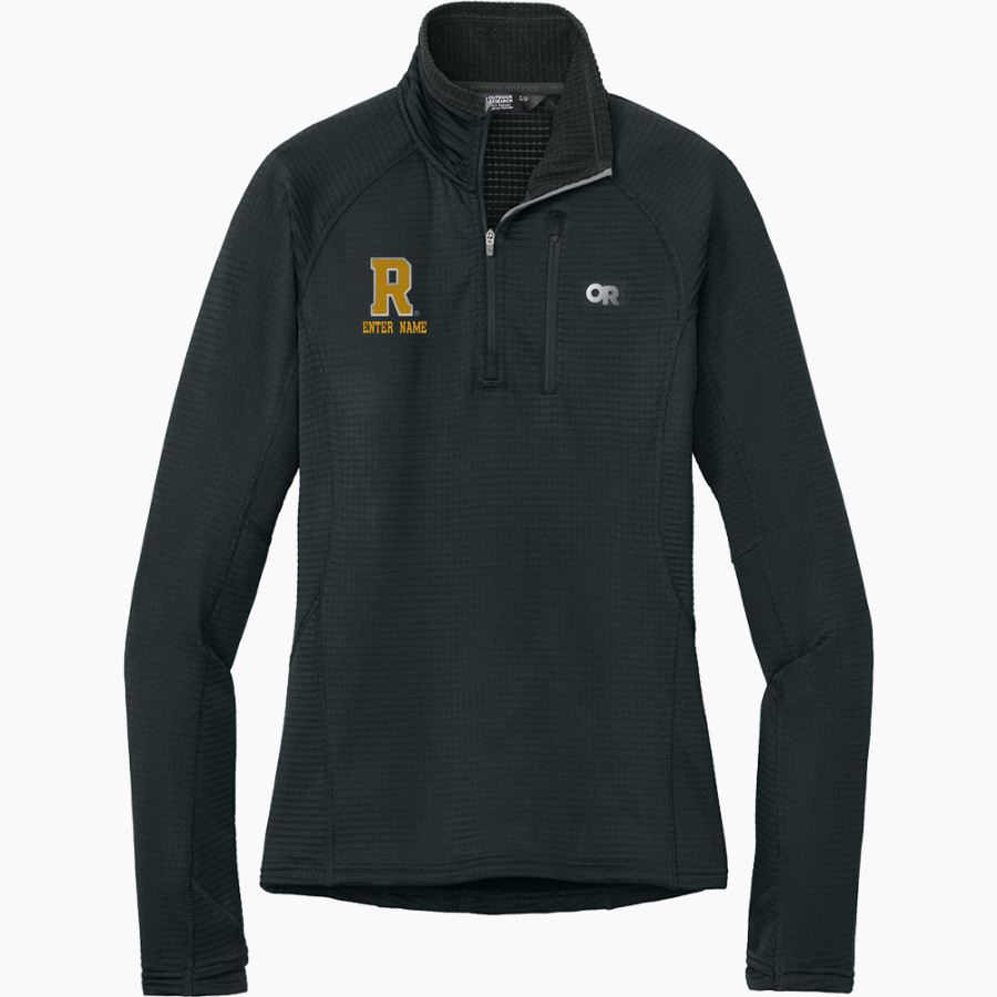 Roosevelt Roughriders <span class="pdp-name-mascot">Roosevelt Riders</span> Outdoor Research Women's Tech Grid 1/4-Zip Fleece
