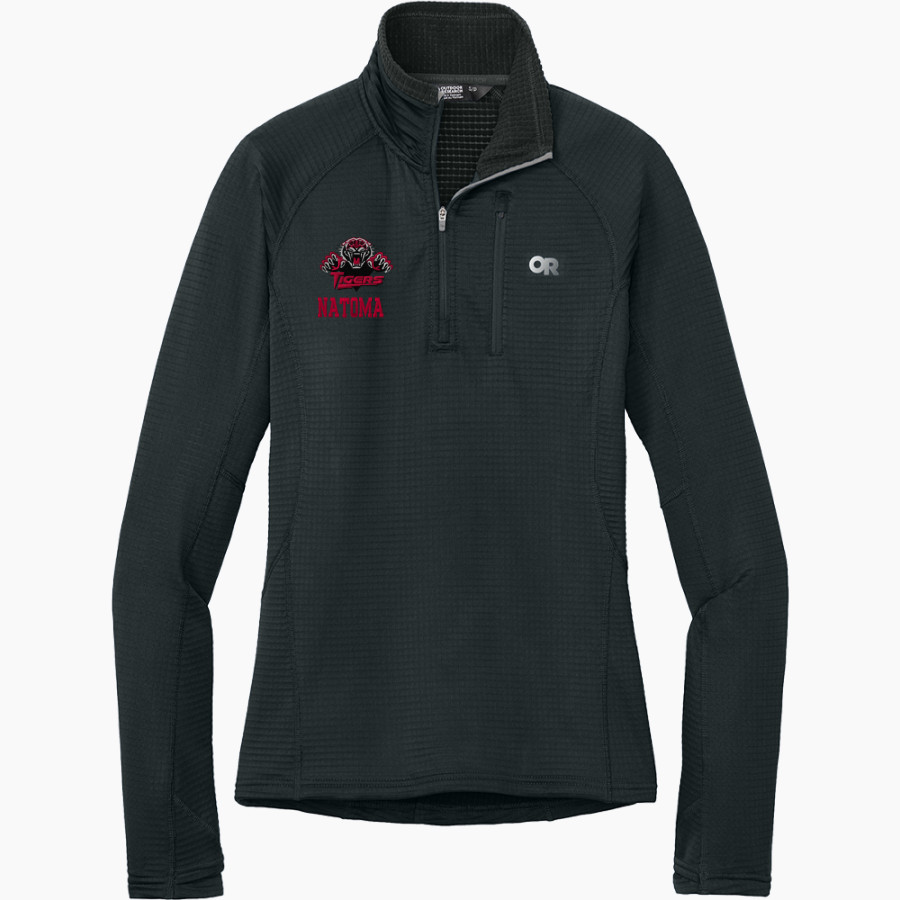 Natoma Tigers <span class="pdp-name-mascot">Natoma Tigers</span> Outdoor Research Women's Tech Grid 1/4-Zip Fleece