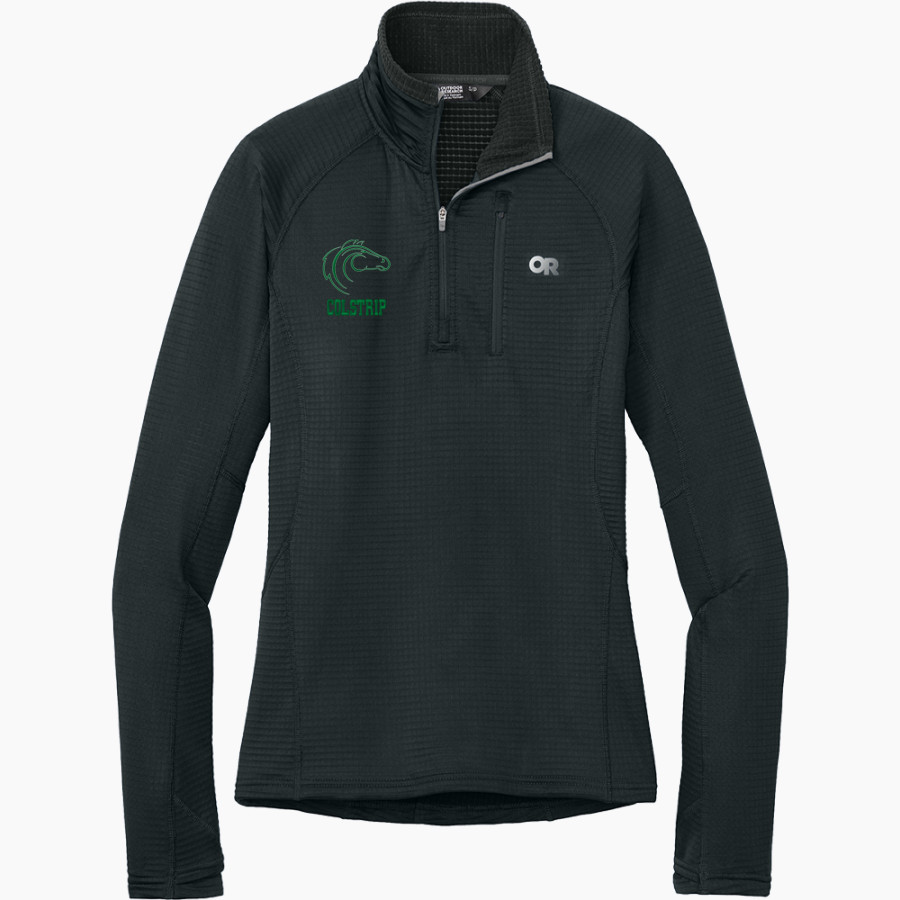 COLSTRIP HIGH SCHOOL COLTS <span class="pdp-name-mascot">COLSTRIP COLTS/FILLIES</span> Outdoor Research Women's Tech Grid 1/4-Zip Fleece