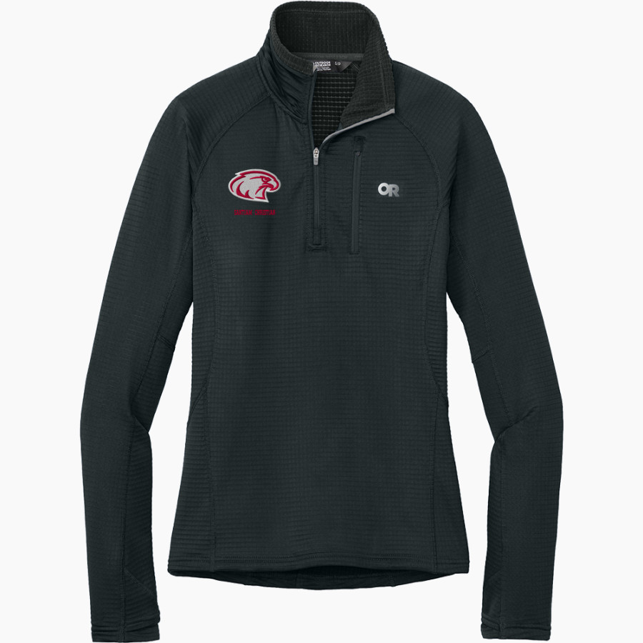 SANTIAM CHRISTIAN HIGH SCHOOL EAGLES Outdoor Research Women's Tech Grid 1/4-Zip Fleece