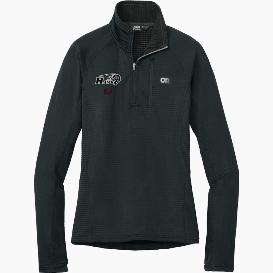 SOUTHWEST LEADERSHIP ACADEMY RAMS Outdoor Research Women's Tech Grid 1/4-Zip Fleece