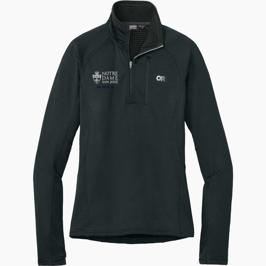 Notre Dame San Jose Regents <span class="pdp-name-mascot">Notre Dame San Jose Regents</span> Outdoor Research Women's Tech Grid 1/4-Zip Fleece