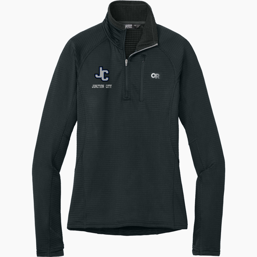 Junction City Blue Jays Outdoor Research Women's Tech Grid 1/4-Zip Fleece