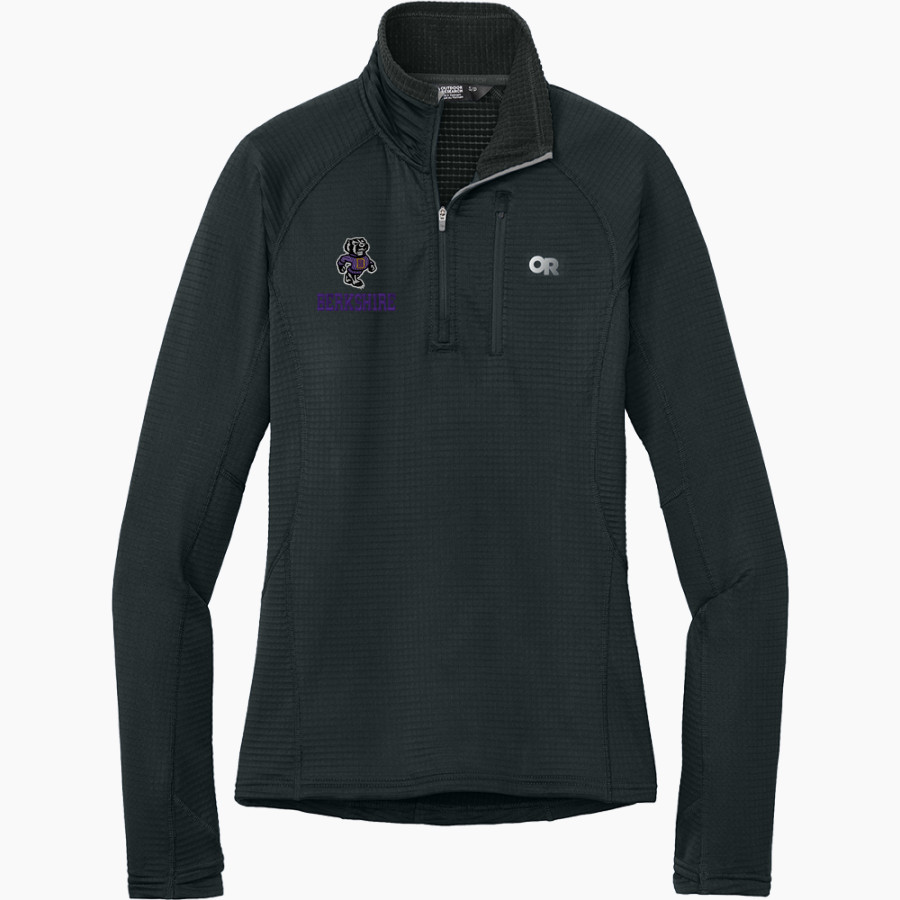 BERKSHIRE HIGH SCHOOL BADGERS <span class="pdp-name-mascot">BERKSHIRE BADGERS</span> Outdoor Research Women's Tech Grid 1/4-Zip Fleece