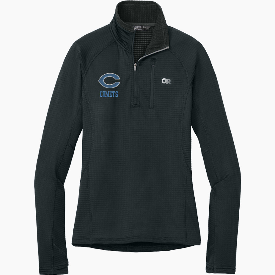 CHANUTE HIGH SCHOOL COMETS Outdoor Research Women's Tech Grid 1/4-Zip Fleece