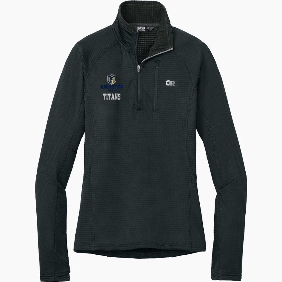 Thomas TITANS <span class="pdp-name-mascot">THOMAS TITANS</span> Outdoor Research Women's Tech Grid 1/4-Zip Fleece