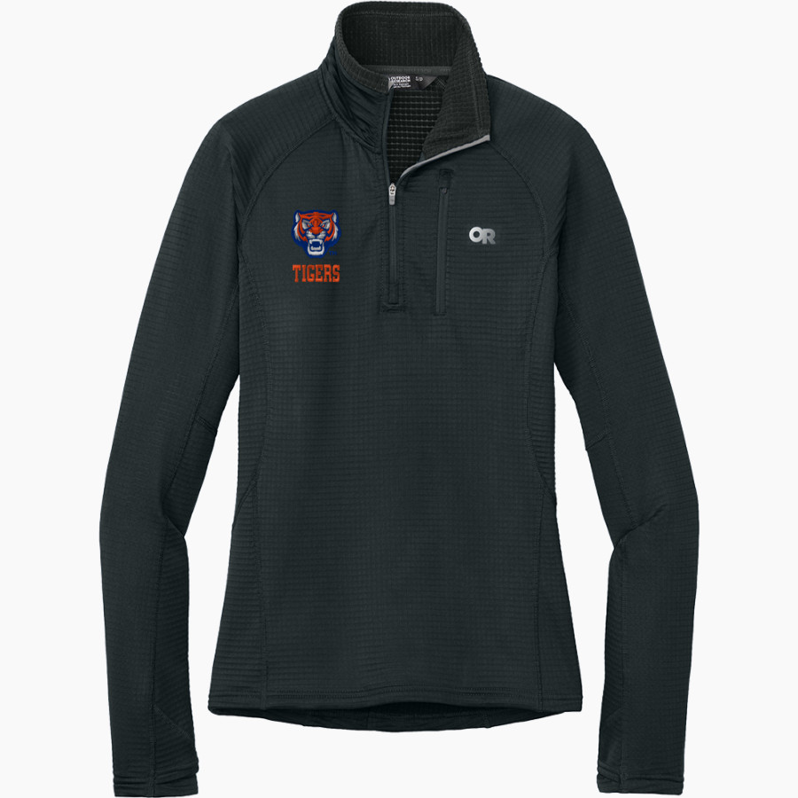 Chilton County Tigers <span class="pdp-name-mascot">Chilton County Tigers</span> Outdoor Research Women's Tech Grid 1/4-Zip Fleece
