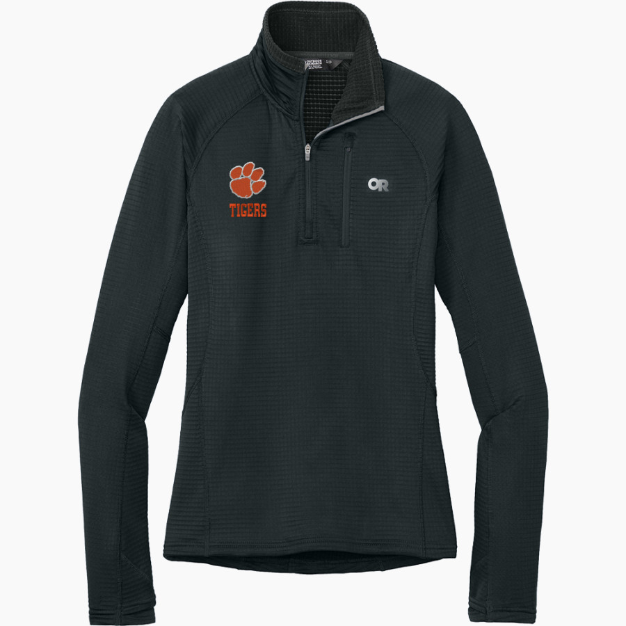 KENDRICK SENIOR HIGH SCHOOL TIGERS Outdoor Research Women's Tech Grid 1/4-Zip Fleece