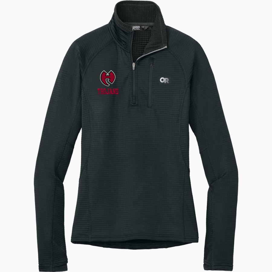 HAMILTON COUNTY HIGH SCHOOL TROJANS <span class="pdp-name-mascot">HAMILTON COUNTY TROJANS</span> Outdoor Research Women's Tech Grid 1/4-Zip Fleece