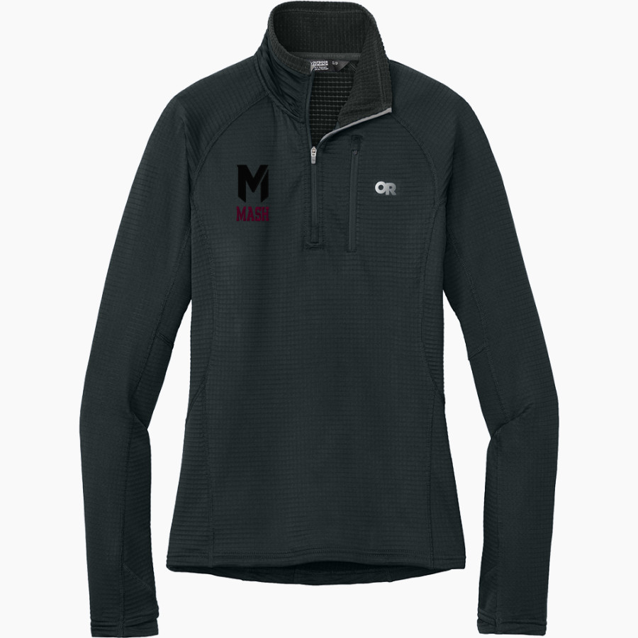 Mash Athletics <span class="pdp-name-mascot">Minnesota Mash Baseball Club</span> Outdoor Research Women's Tech Grid 1/4-Zip Fleece