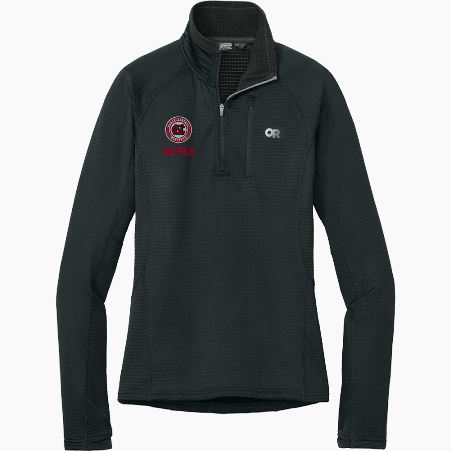 NORTH CENTRAL HIGH SCHOOL Wolfpack <span class="pdp-name-mascot">NORTH CENTRAL INDIANS</span> Outdoor Research Women's Tech Grid 1/4-Zip Fleece