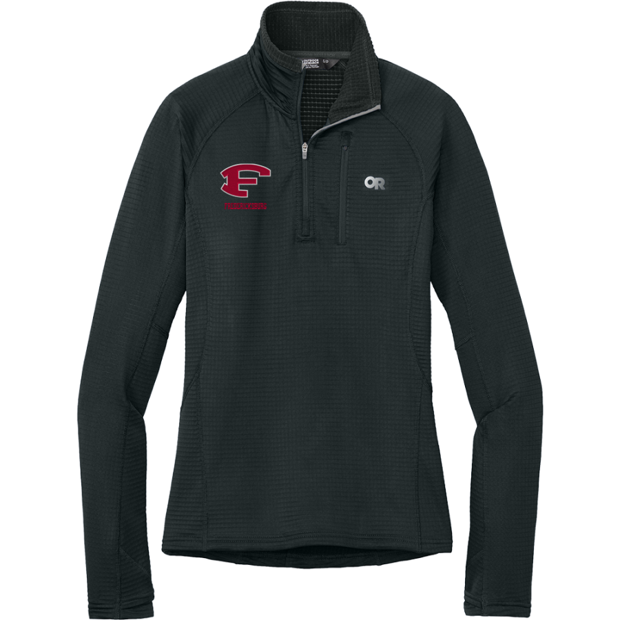FREDERICKSBURG HIGH SCHOOL BATTLIN' BILLIES <span class="pdp-name-mascot">FREDERICKSBURG BATTLIN' BILLIES</span> Outdoor Research Women's Tech Grid 1/4-Zip Fleece