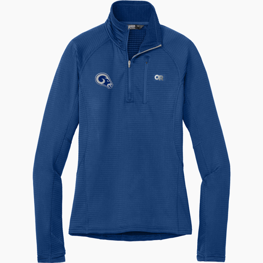 Legacy Rams Outdoor Research Women's Tech Grid 1/4-Zip Fleece
