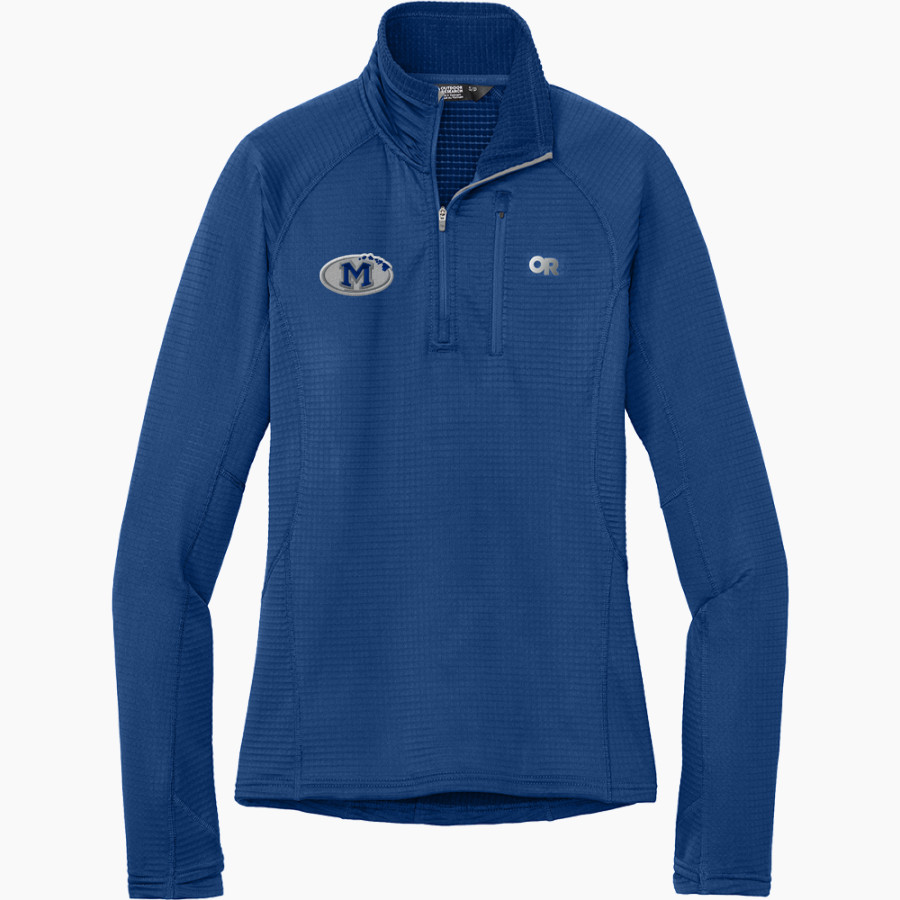 Moanalua Na Menehune Outdoor Research Women's Tech Grid 1/4-Zip Fleece