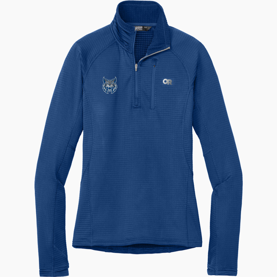 WELCH HIGH SCHOOL WILDCATS Outdoor Research Women's Tech Grid 1/4-Zip Fleece
