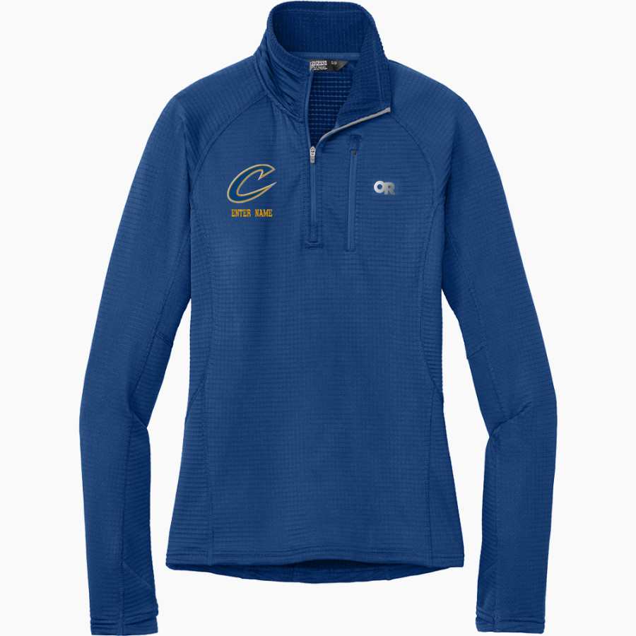 COVENTRY HIGH SCHOOL COMETS <span class="pdp-name-mascot">COVENTRY COMETS</span> Outdoor Research Women's Tech Grid 1/4-Zip Fleece