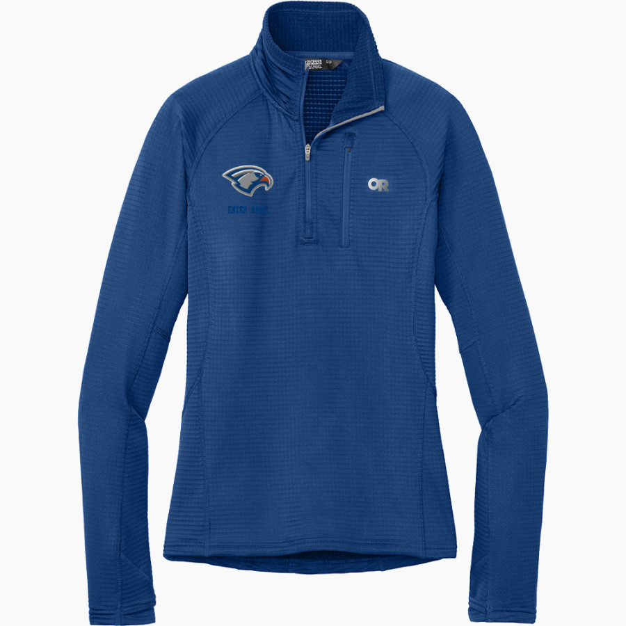 VOLUNTEER HIGH SCHOOL FALCONS <span class="pdp-name-mascot">VOLUNTEER FALCONS</span> Outdoor Research Women's Tech Grid 1/4-Zip Fleece