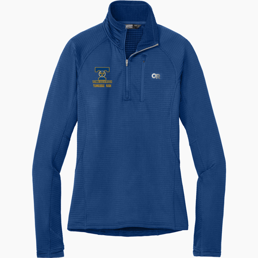 Tennessee Rush Basketball <span class="pdp-name-mascot">Tennessee Rush</span> Outdoor Research Women's Tech Grid 1/4-Zip Fleece
