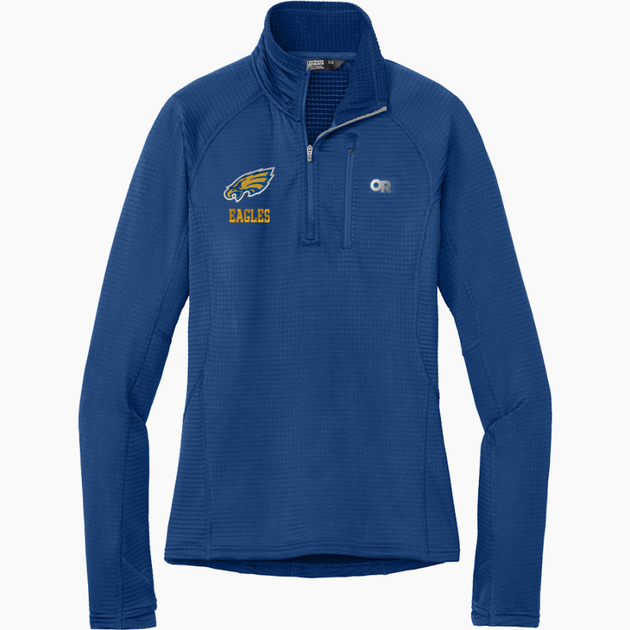 PENNSVILLE MEMORIAL HIGH SCHOOL EAGLES <span class="pdp-name-mascot">PENNSVILLE MEMORIAL EAGLES</span> Outdoor Research Women's Tech Grid 1/4-Zip Fleece