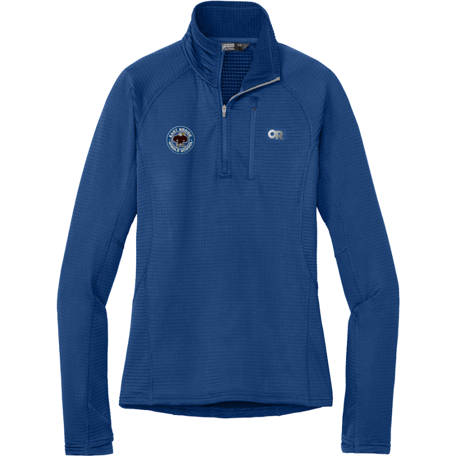 East Brook Eagles <span class="pdp-name-mascot">East Brook Eagles</span> Outdoor Research Women's Tech Grid 1/4-Zip Fleece