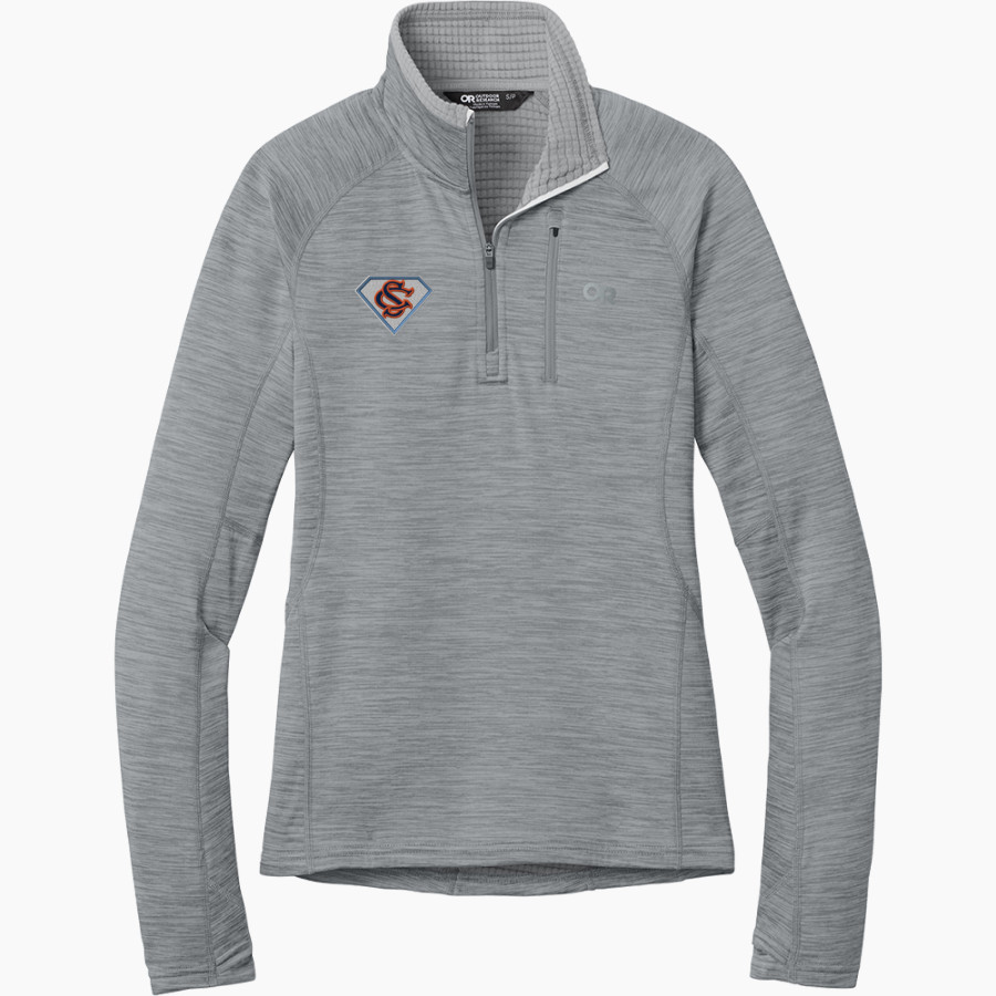 Switzerland County Pacers <span class="pdp-name-mascot">Switzerland County Pacers</span> Outdoor Research Women's Tech Grid 1/4-Zip Fleece