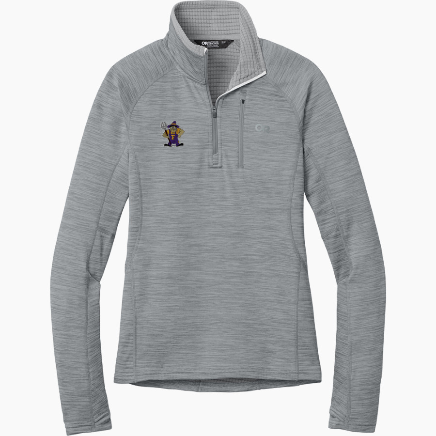 FARMINGTON HIGH SCHOOL FARMERS <span class="pdp-name-mascot">FARMINGTON FARMERS</span> Outdoor Research Women's Tech Grid 1/4-Zip Fleece