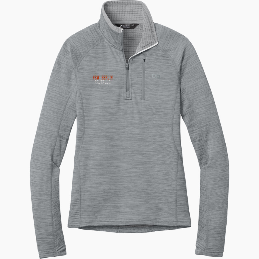 NEW BERLIN HIGH SCHOOL PRETZELS <span class="pdp-name-mascot">NEW BERLIN PRETZELS</span> Outdoor Research Women's Tech Grid 1/4-Zip Fleece