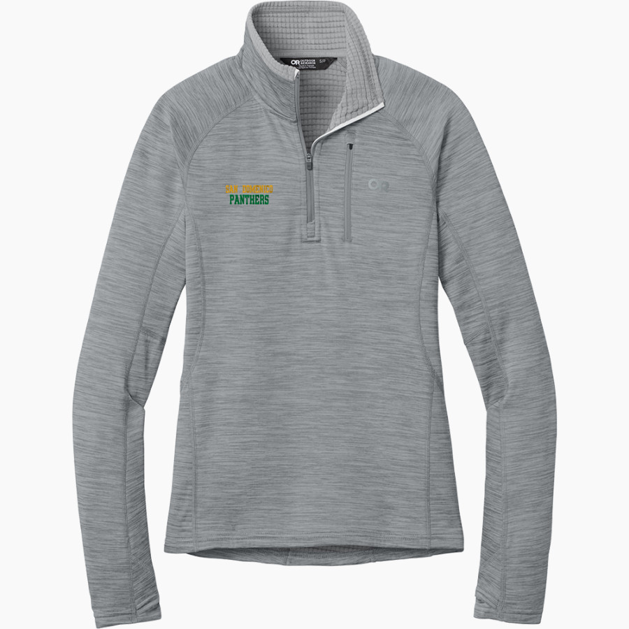 San Domenico Panthers <span class="pdp-name-mascot">San Domenico Panthers</span> Outdoor Research Women's Tech Grid 1/4-Zip Fleece