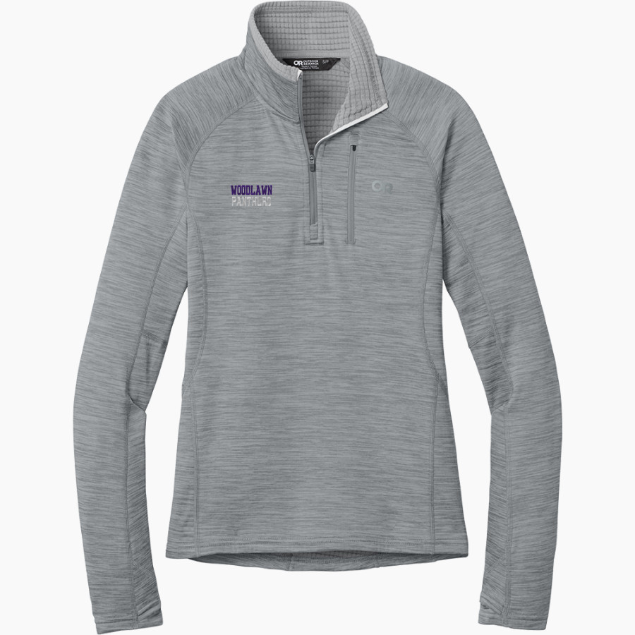 Woodlawn Panthers Outdoor Research Women's Tech Grid 1/4-Zip Fleece