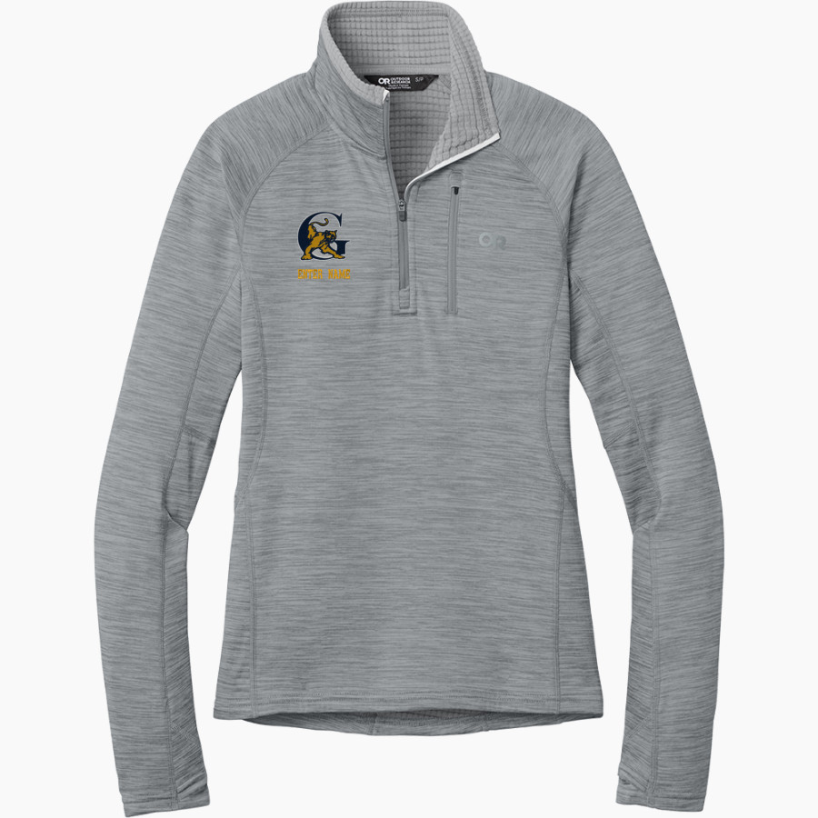 Goldsboro Cougars Outdoor Research Women's Tech Grid 1/4-Zip Fleece